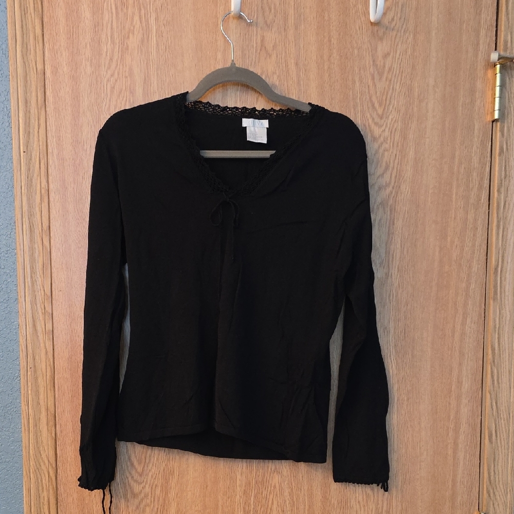 GNW Black Long Sleeve Women's Top